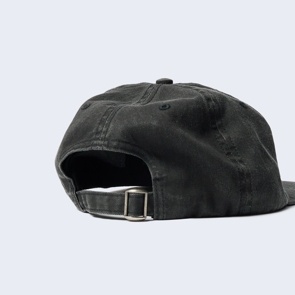 End The 6 Panel Hat Black