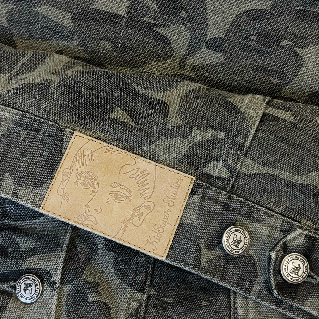 Face Camo Jacket Black