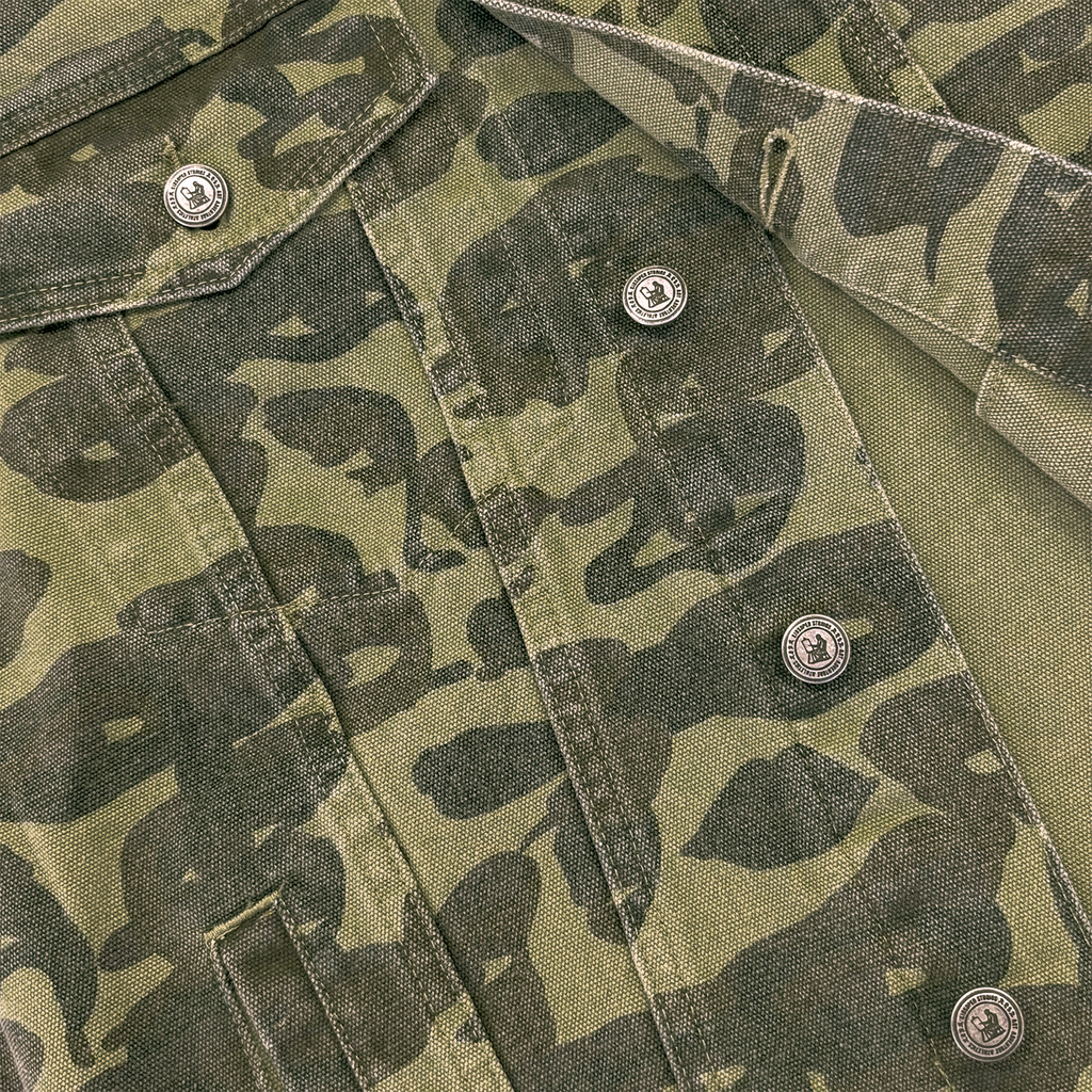 Face Camo Jacket Dark Green