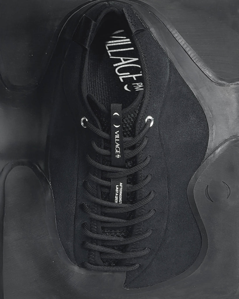 1 PM Black Leather