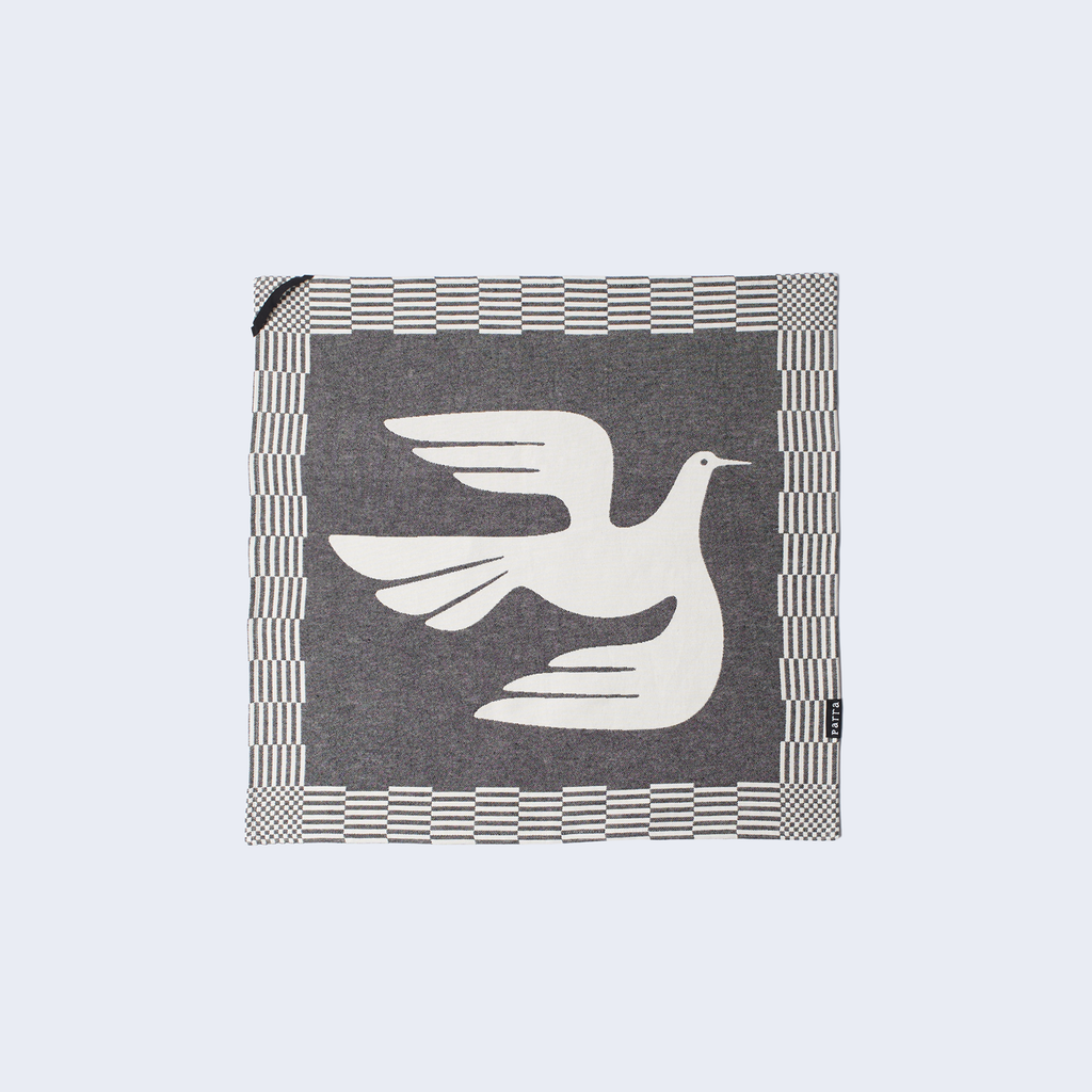 Infinite Kitchen Bird Towel Set Black