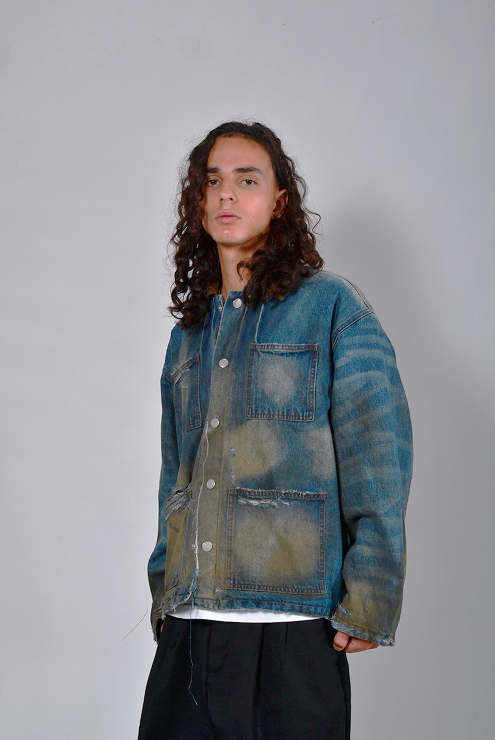 Haystack Denim Jacket Washed Blue