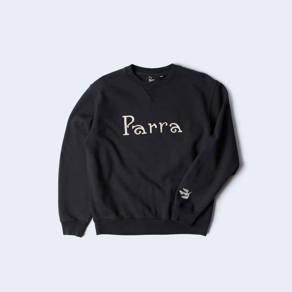 Weird Trad Logo Crewneck Sweatshirt Dark Navy