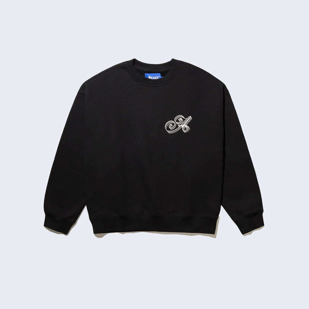 Script Crew Neck Black