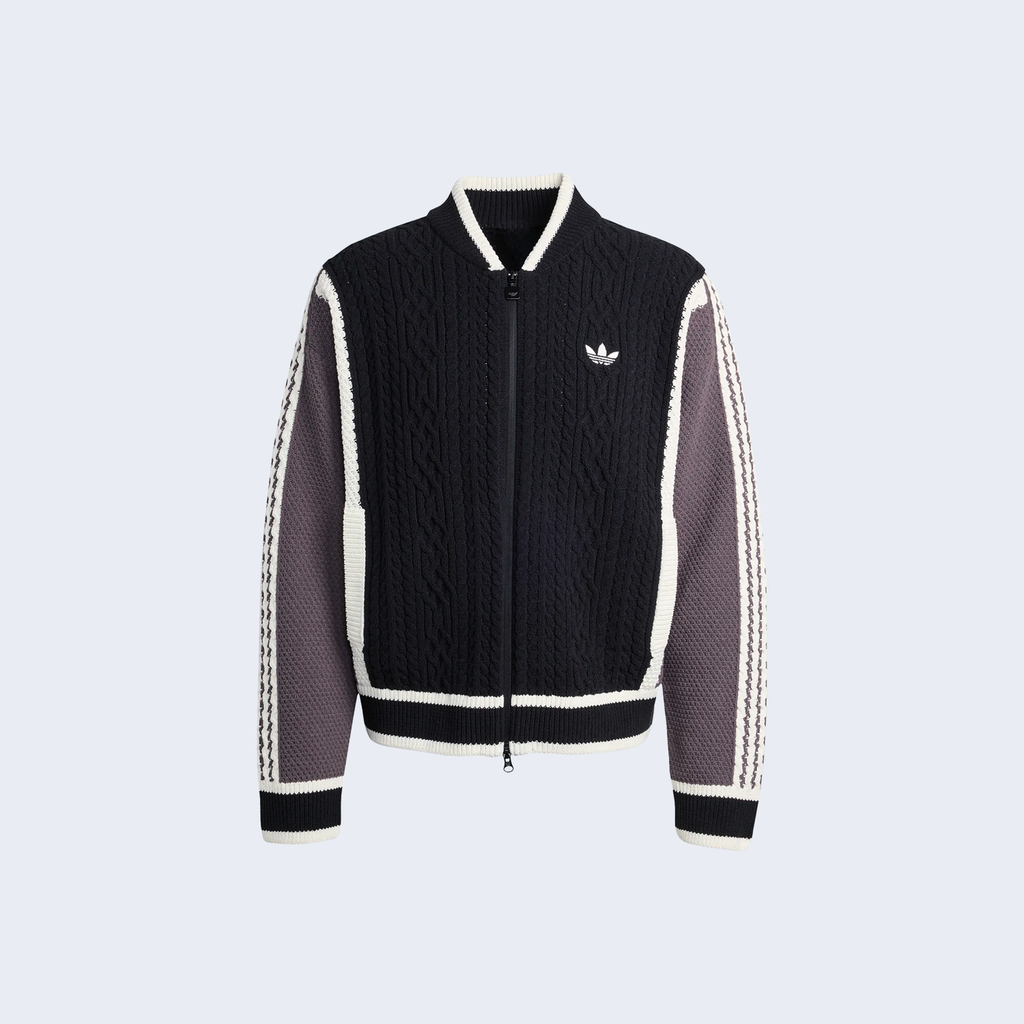 Cardigan Retro Remix Shadow Black / Grey Strata / Off White