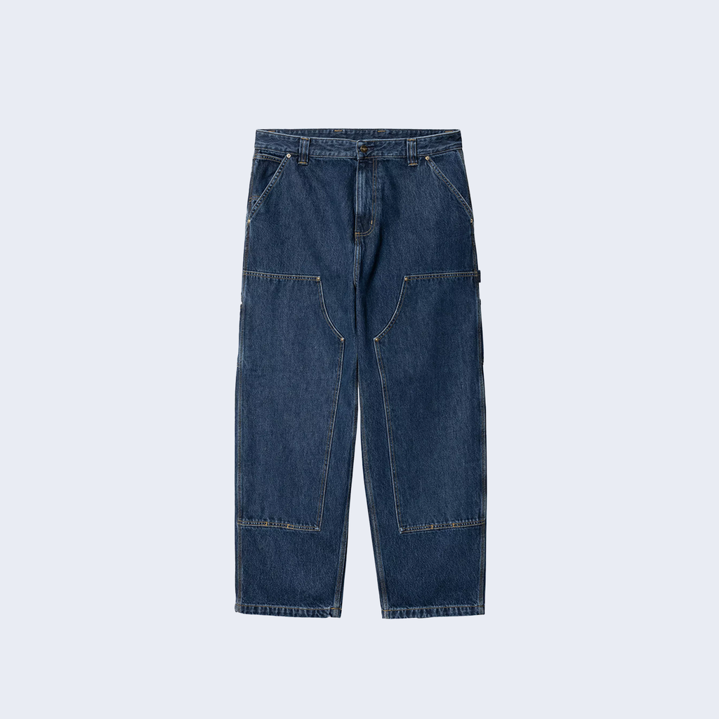 Nash Double Knee Pant Blue Stone Washed