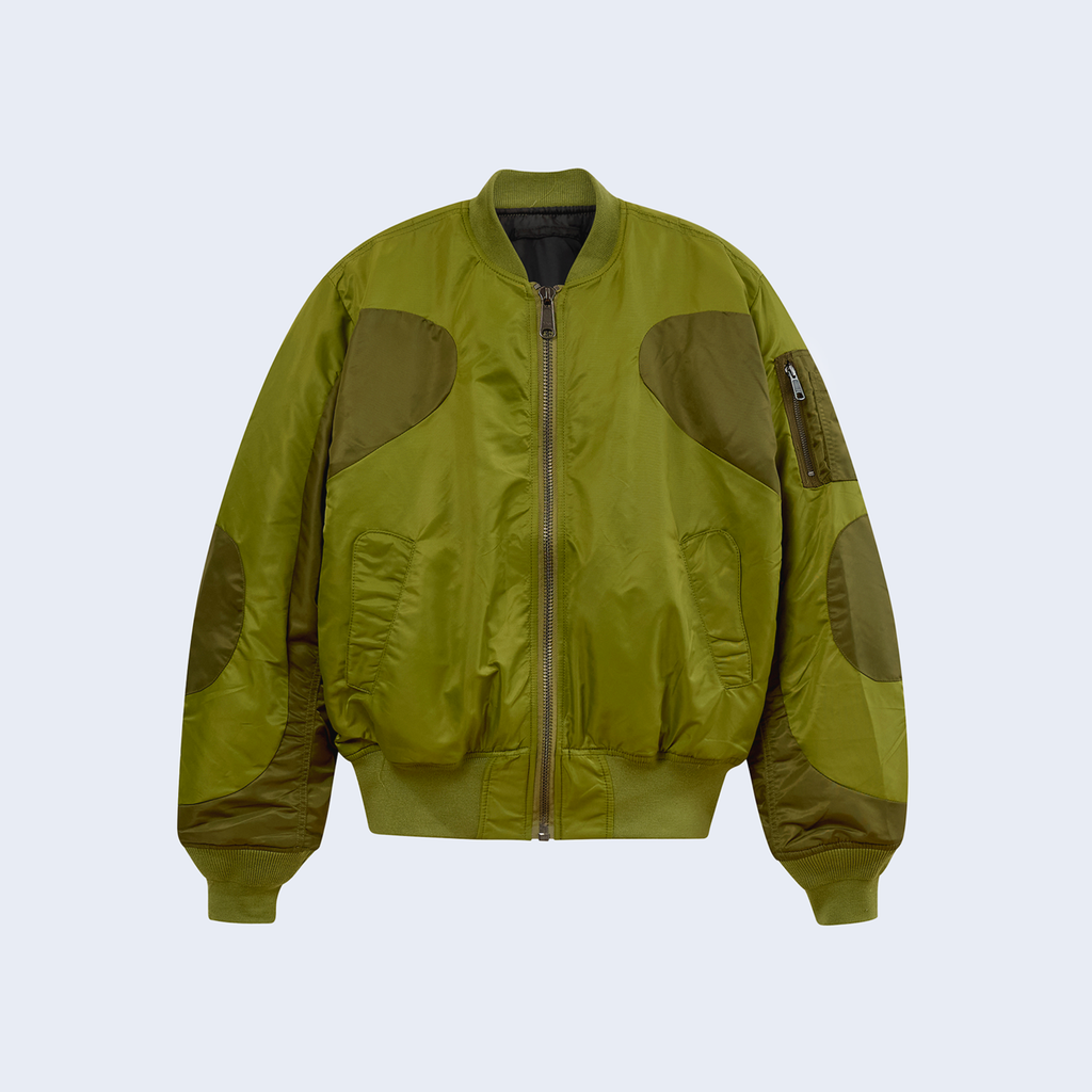 Tonal Sport Bomber / Green