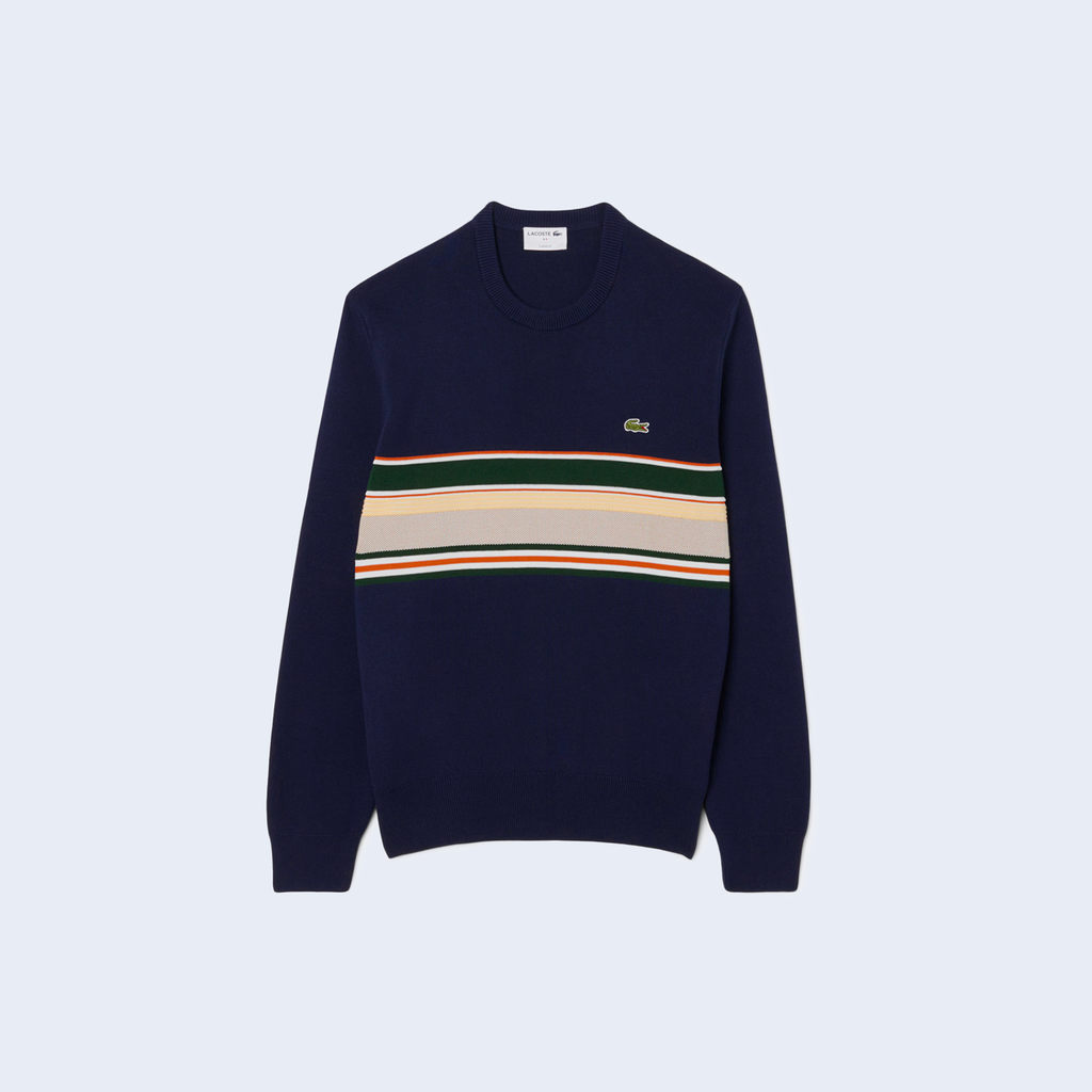 Striped knit Made In France Navy / Green / White / Yellow