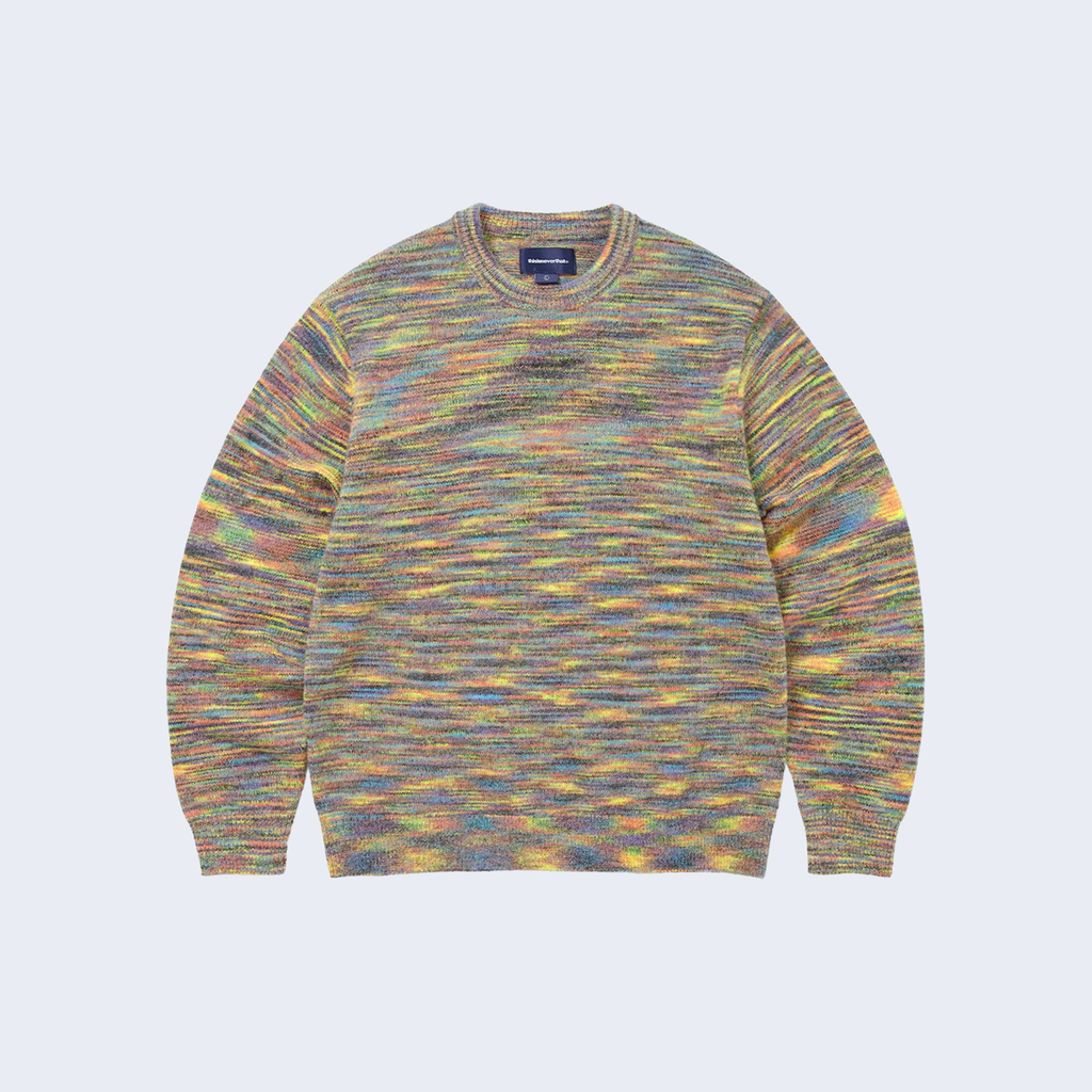Static Knit Sweater Rainbow