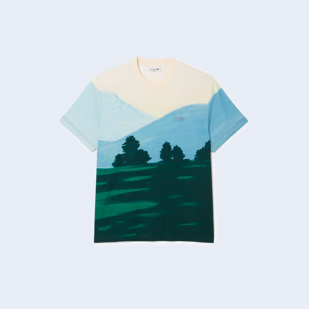 Printed Jersey T-shirt Green / Yellow / Green / White / Blue
