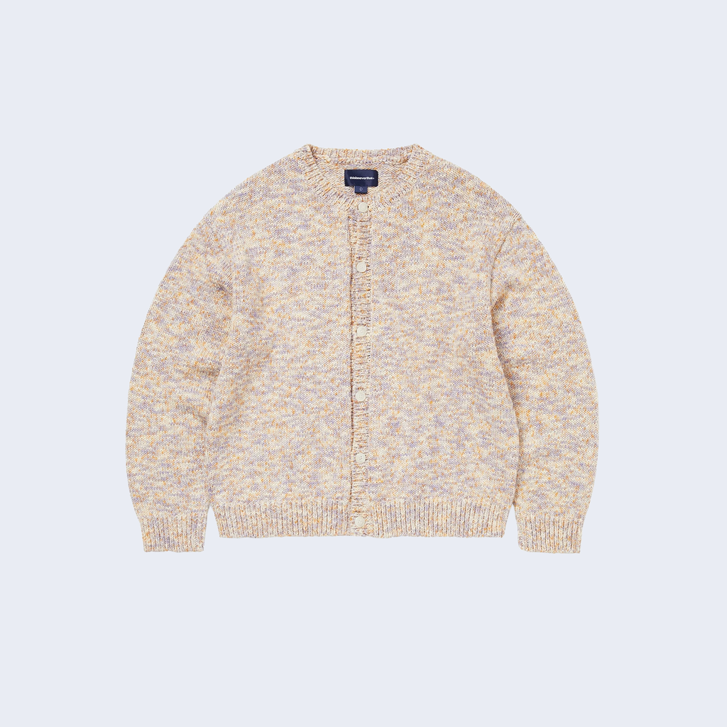 Rainbow Knit Cardigan Violet