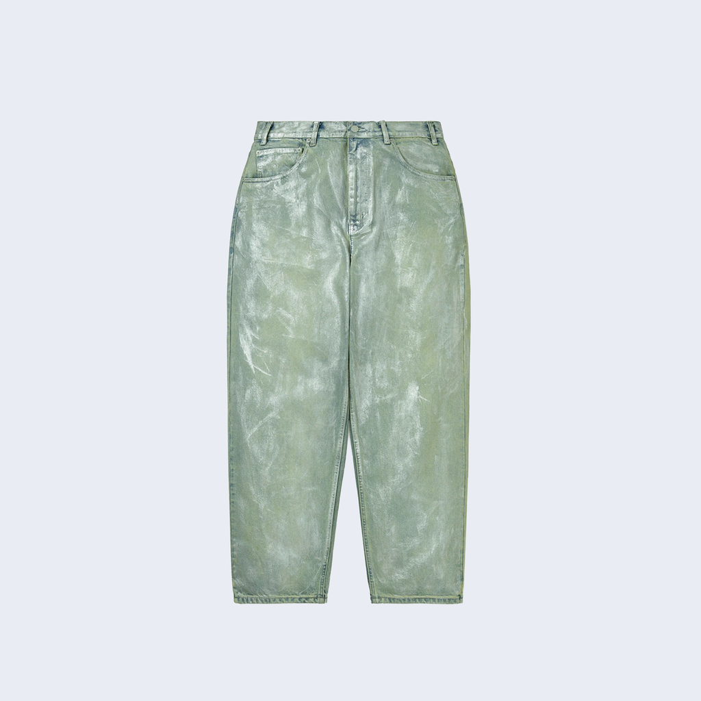 Metal Relaxed Jeans Silver