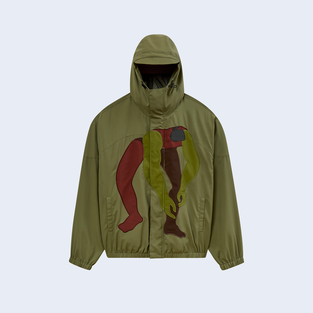 Falling Guy Insulated Windbreaker / Green