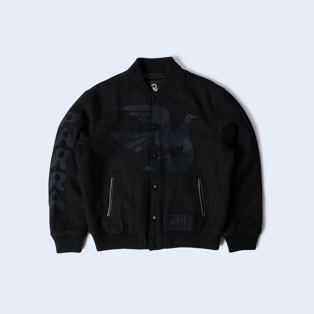 Not Movie Quality Varsity Jacket Black