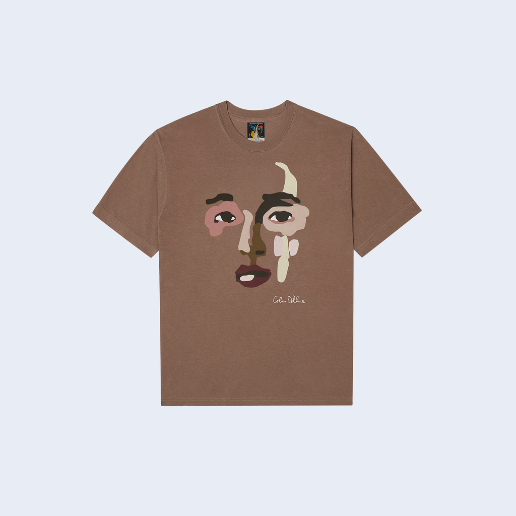 Shaped Face Tee Espresso