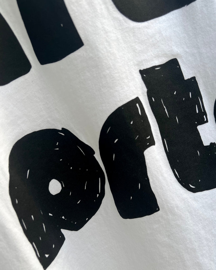 Multi Arte Print T-Shirt White