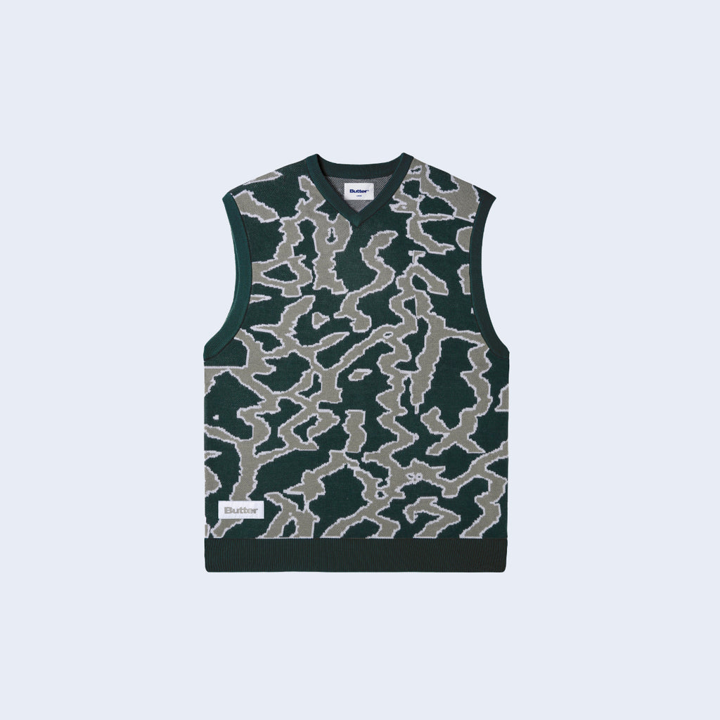 Surge Knitted Vest Forest