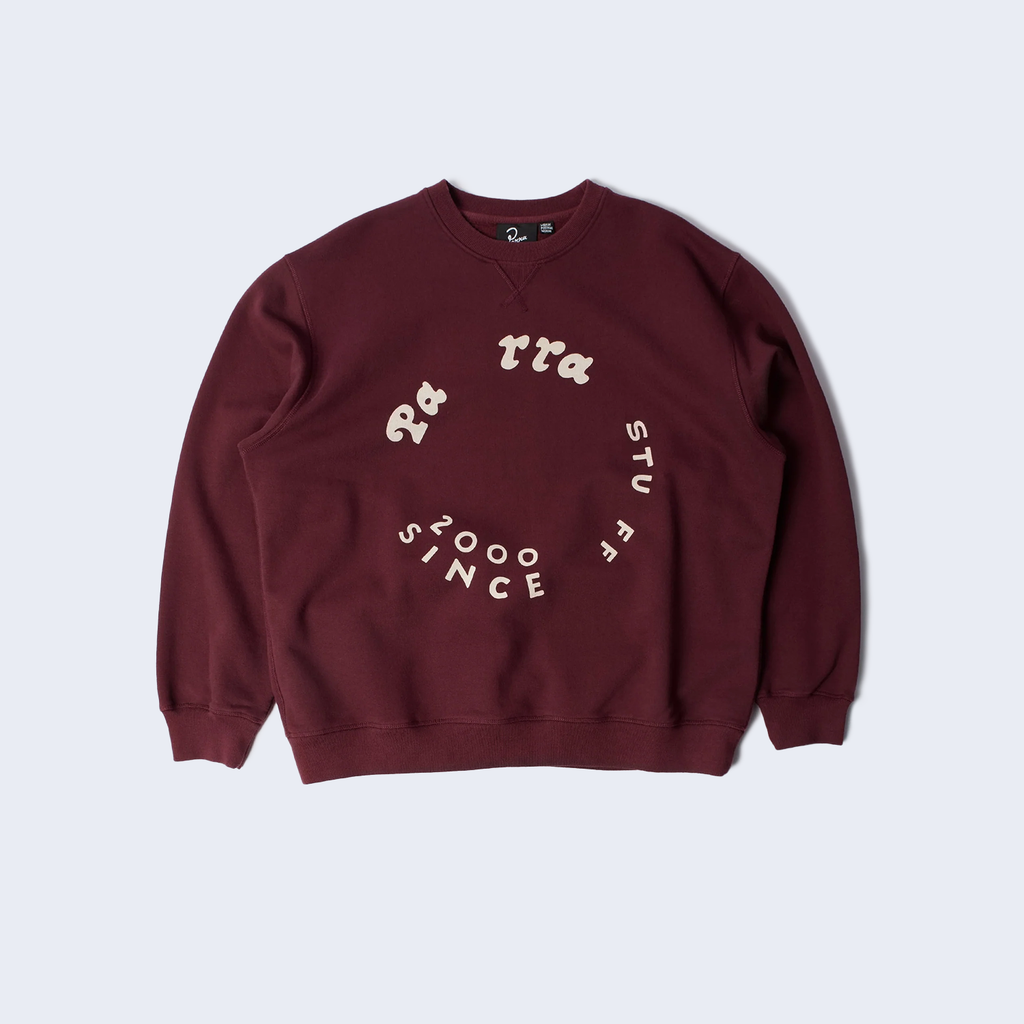 Gasoline Crewneck Sweatshirt Dark Burgundy