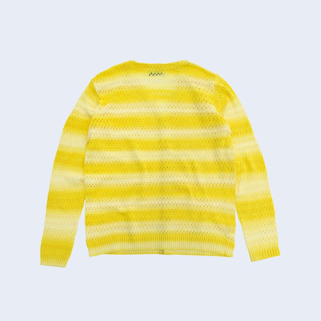 Frank Cardigan Acid Yellow Gradient