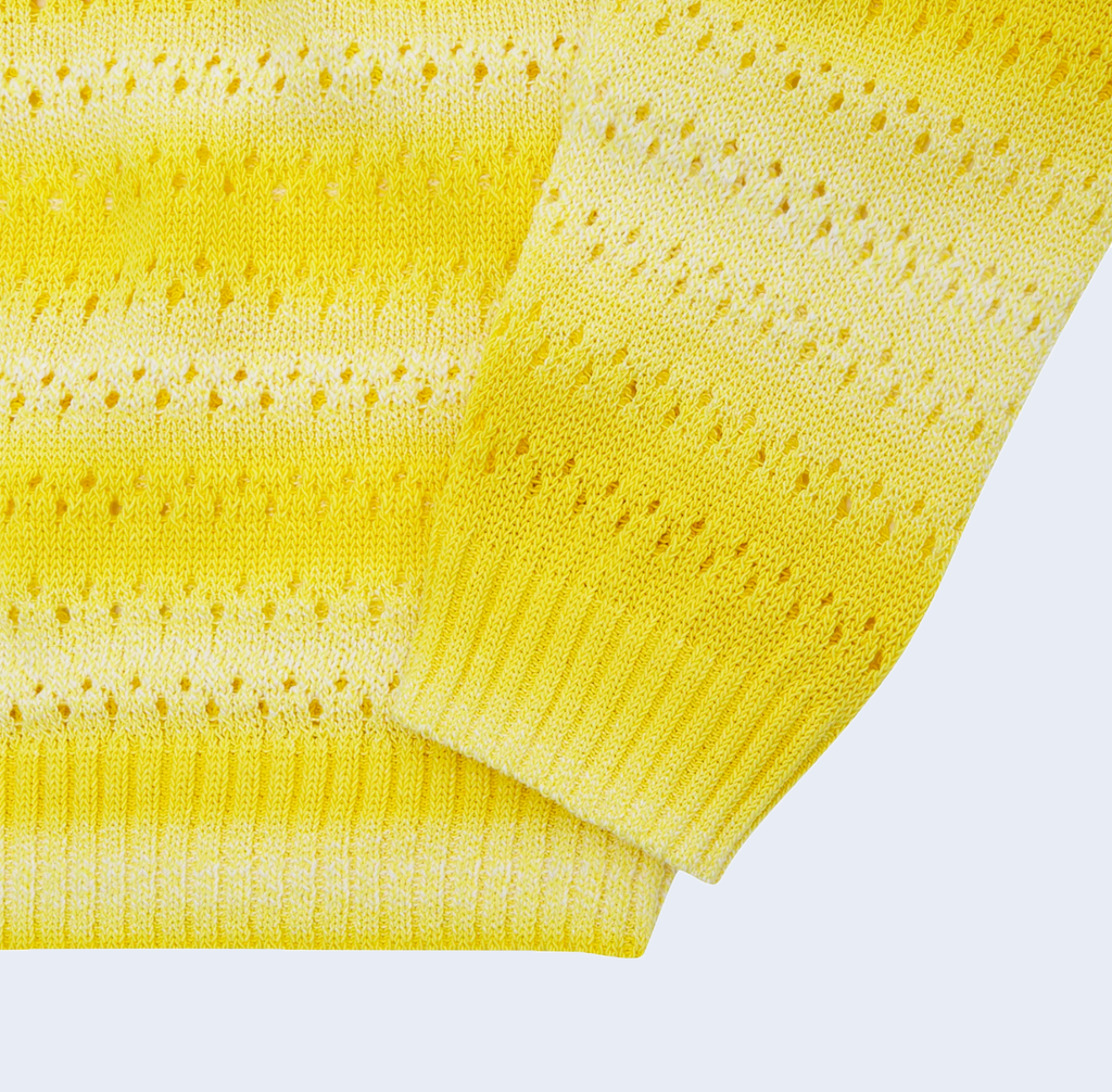 Frank Cardigan Acid Yellow Gradient