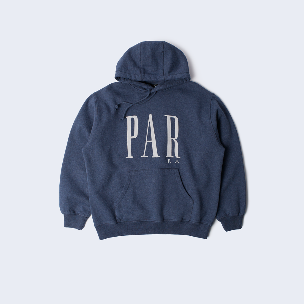 Gapped Hooded Sweatshirt Blue