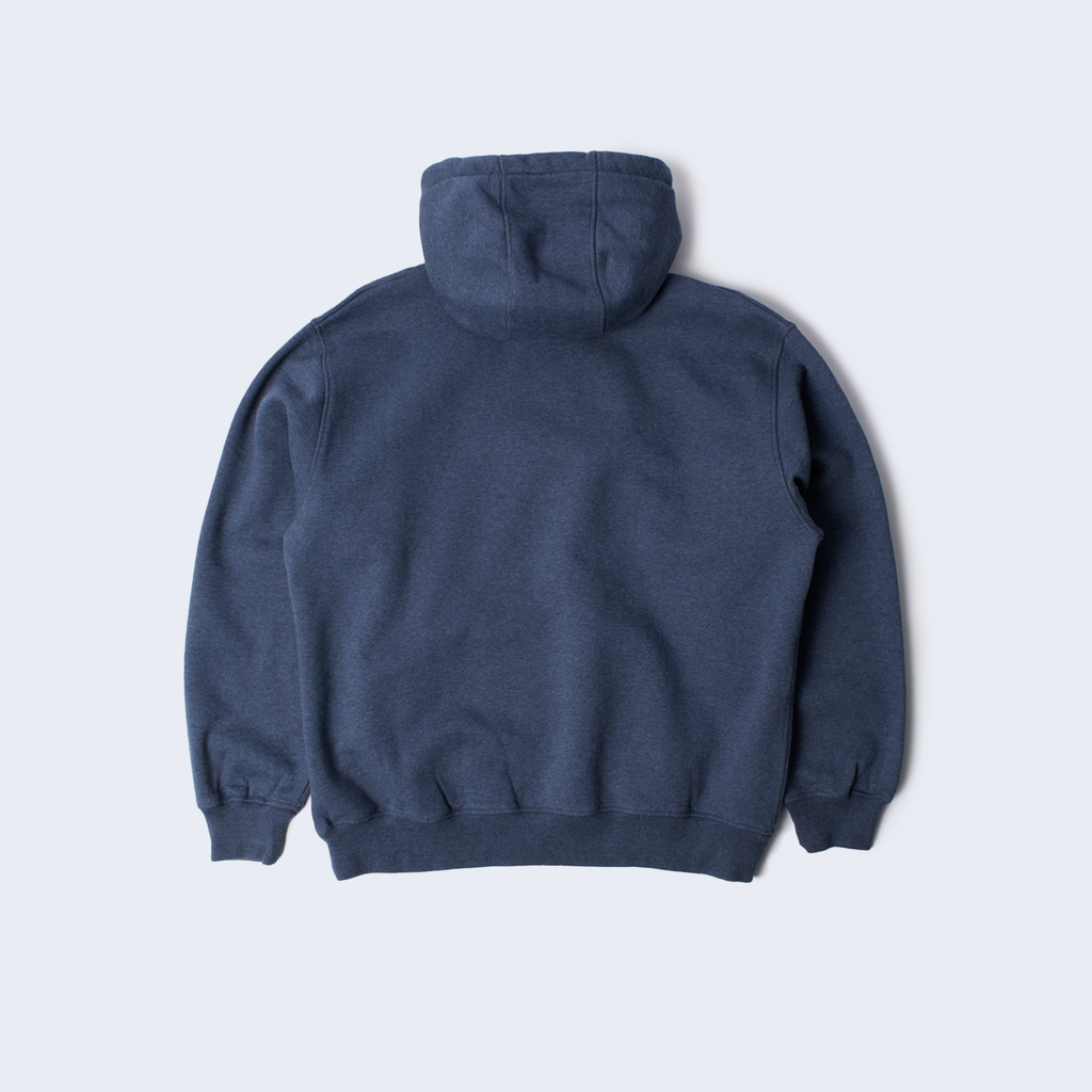 Gapped Hooded Sweatshirt Blue