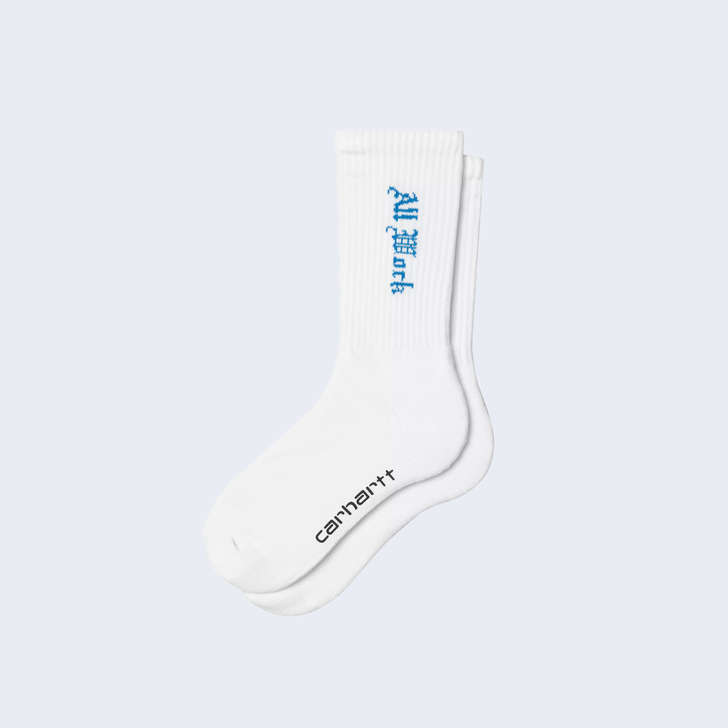 No Play Socks White