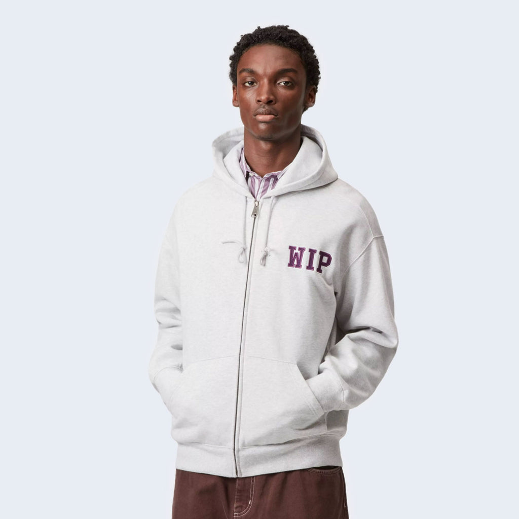Hooded Mini Wip Sweat Jacket Ash Heather
