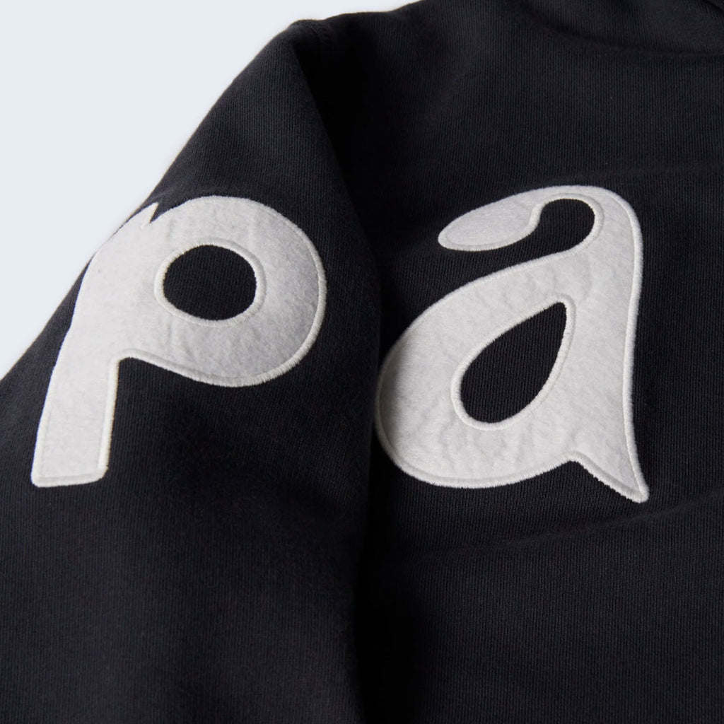 Word Salad Zip Hooded Sweatshirt Dark Navy