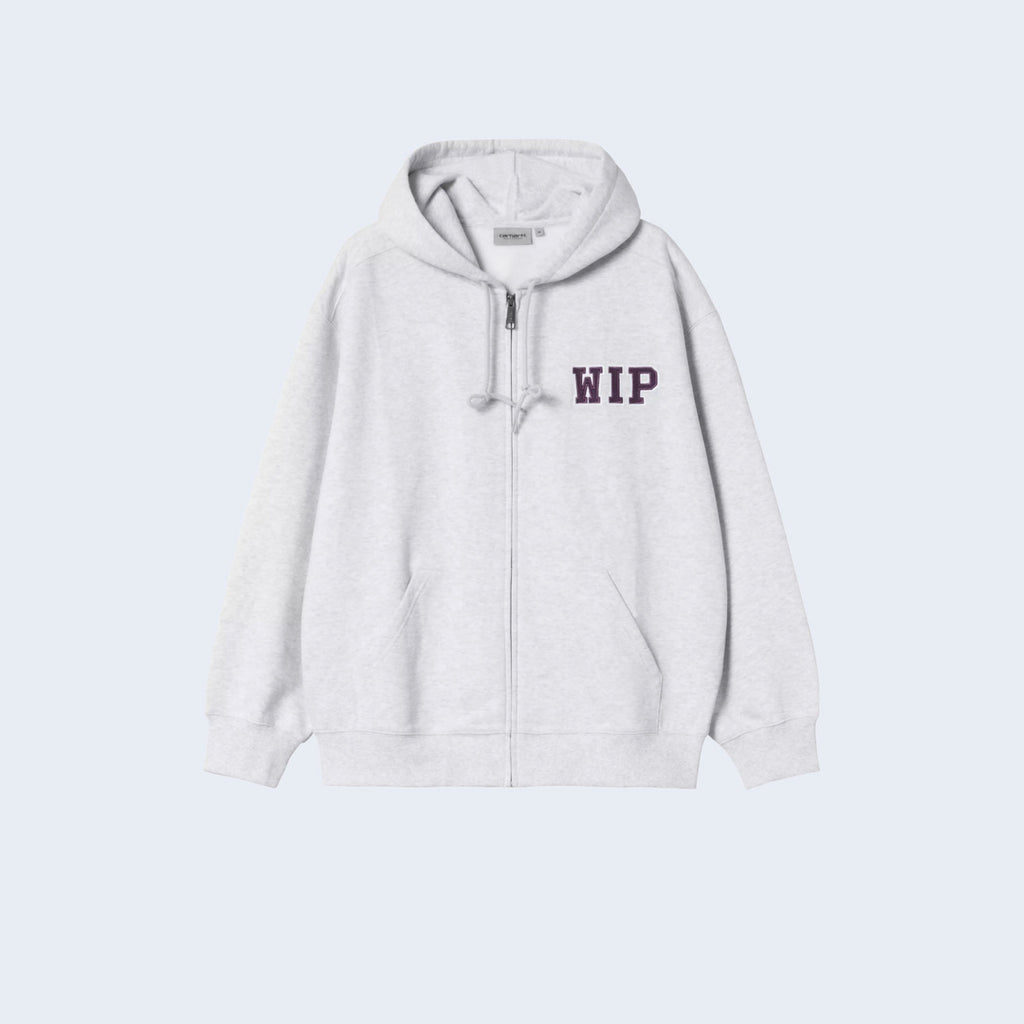 Hooded Mini Wip Sweat Jacket Ash Heather