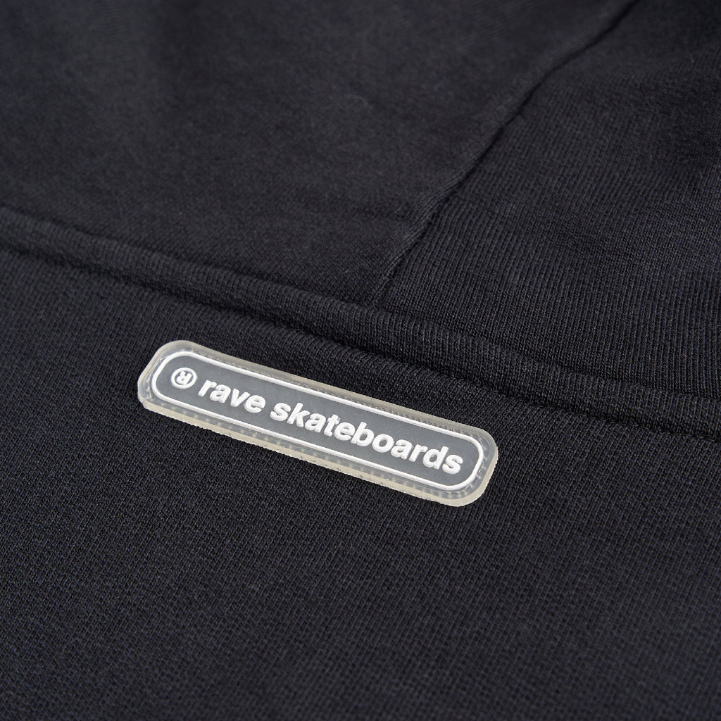 Core Logo Hoodie Black Rhinestones