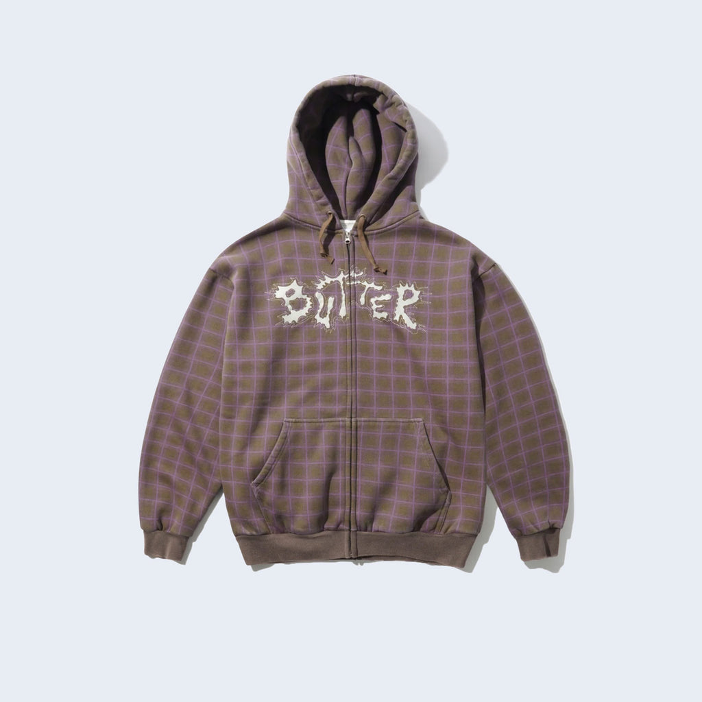 Eruption Zip-Thru Hood Plaid