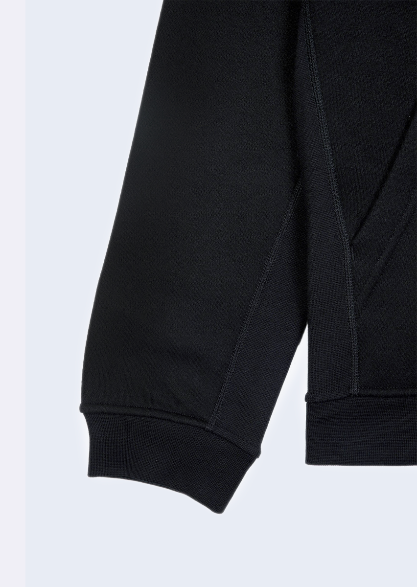 Emblem Fleece Full-Zip Hoody Black