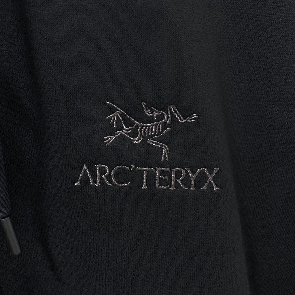 Emblem Fleece Full-Zip Hoody Black