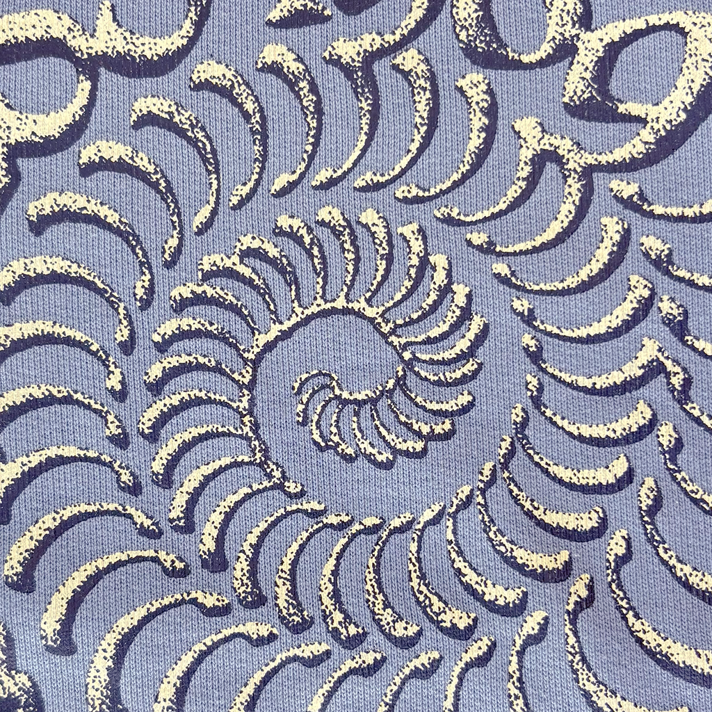 Hooded Spiral Sweatshirt Gentle Blue