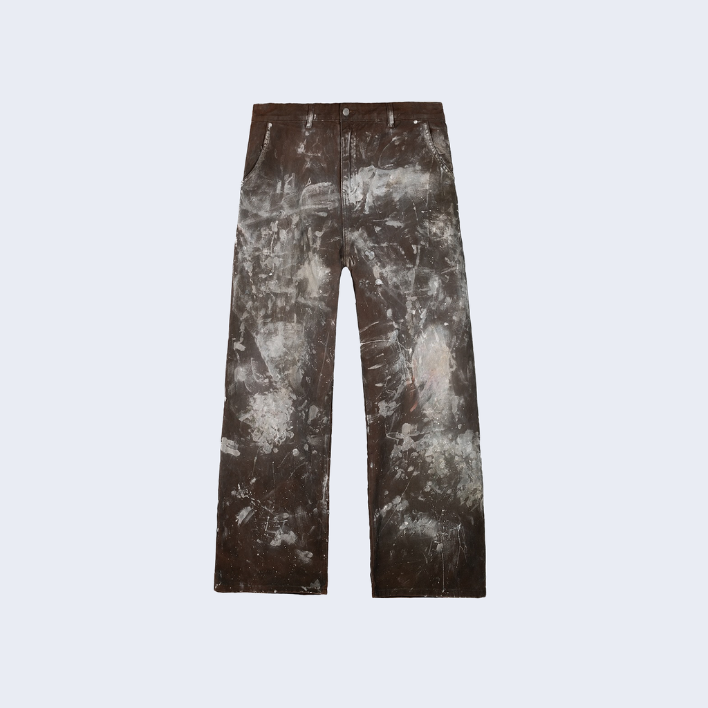 Hench Workpants Brown Paint Splatter