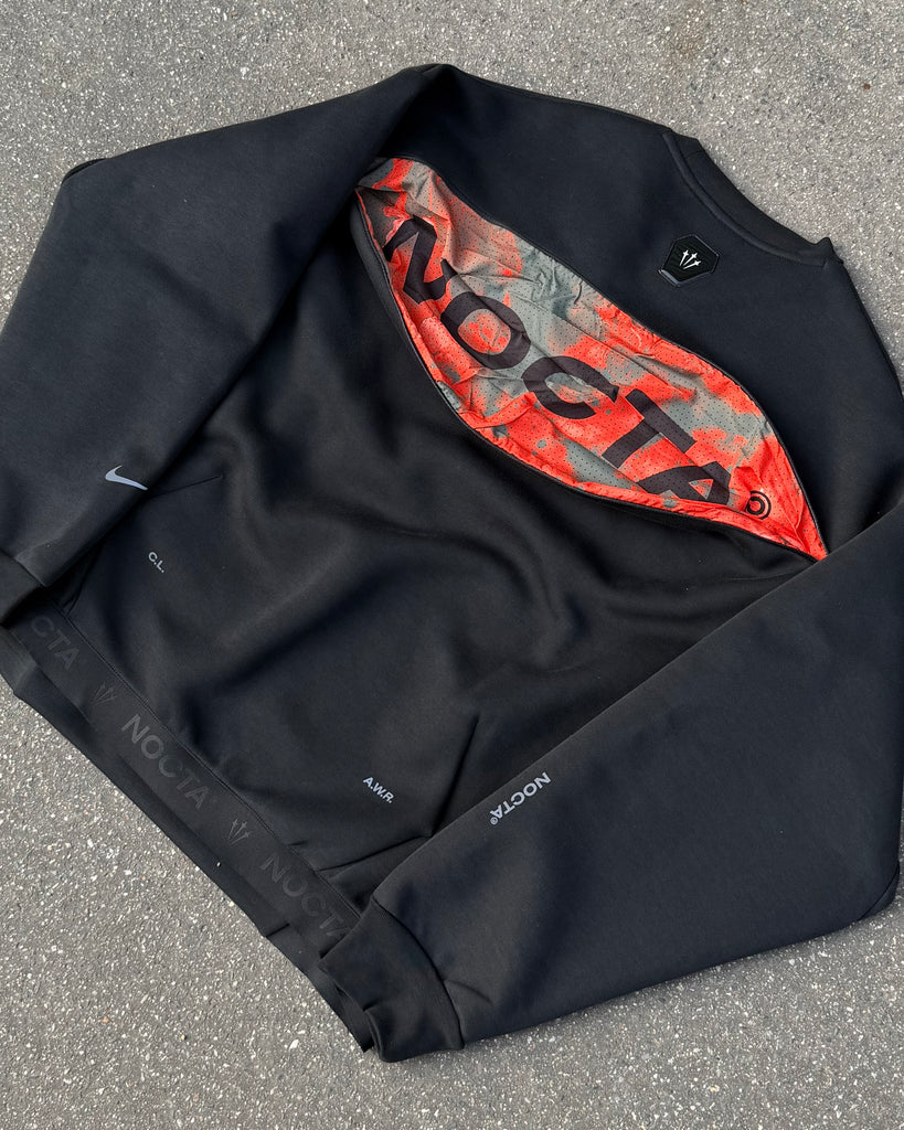 Nocta Trapeziud Cut Crewneck Black