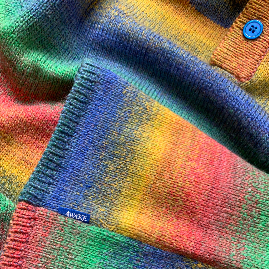 Gradient Knit Polo Multi