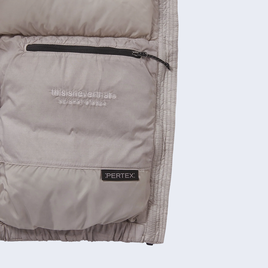 PERTEX® Overdyed T Down Jacket Stone