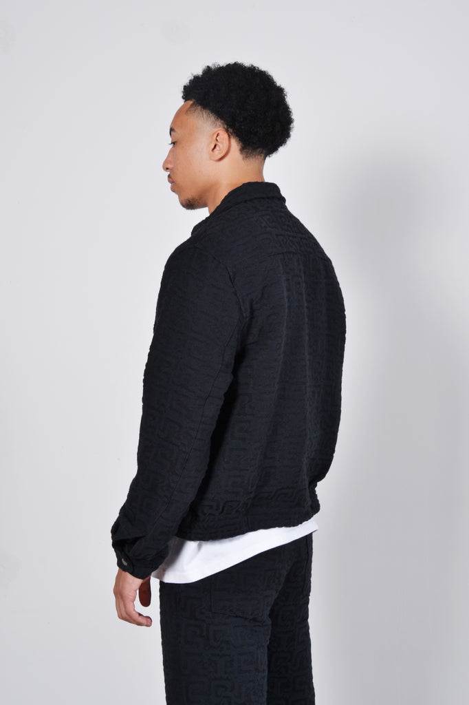 Jones Jacquard Jacket Black