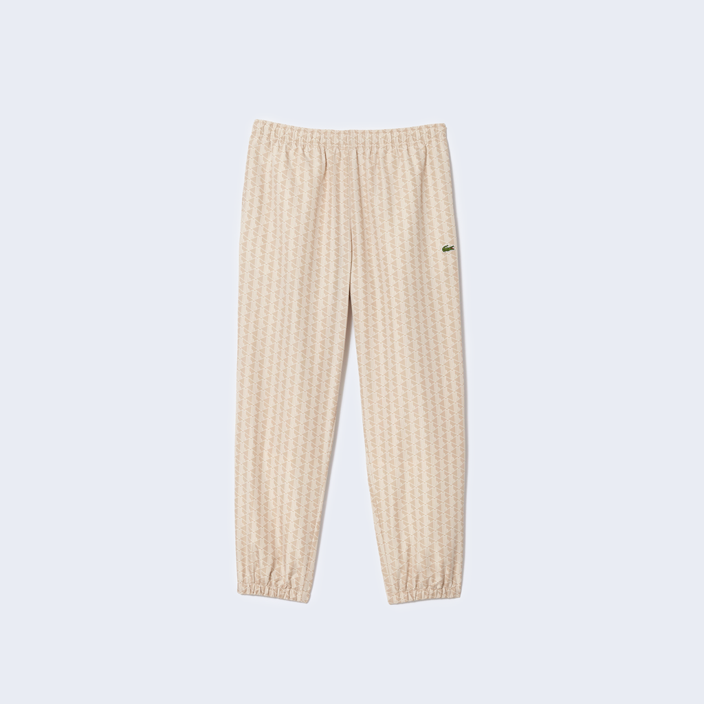 Faded Monogram Track Pant Beige