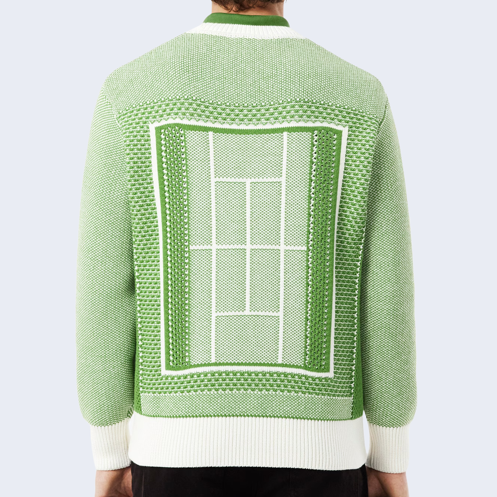 Jacquard Knit Green