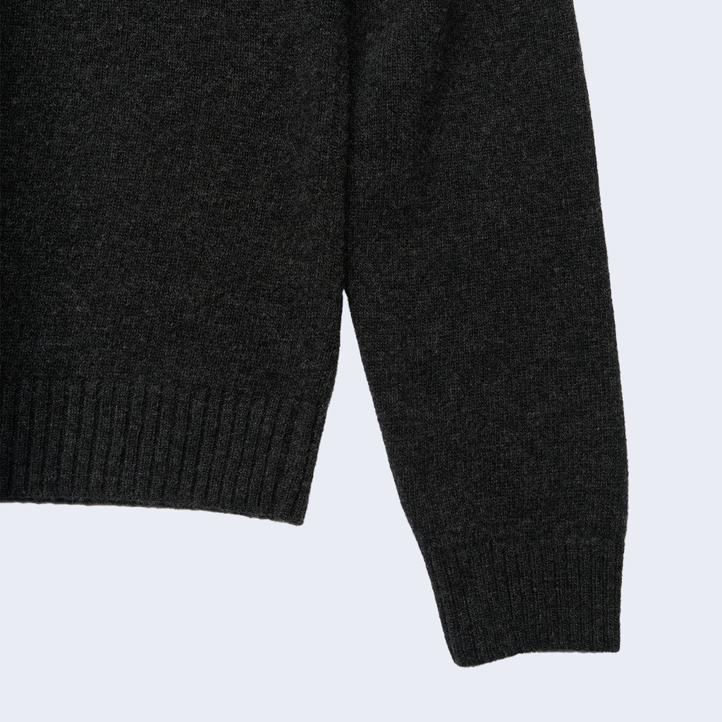 Knitted Logo Sweater Black