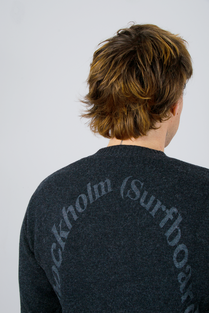 Knitted Logo Sweater Black