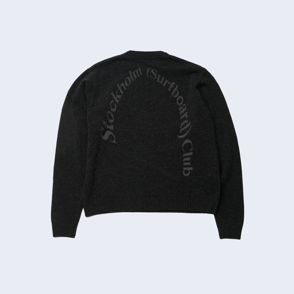 Knitted Logo Sweater Black