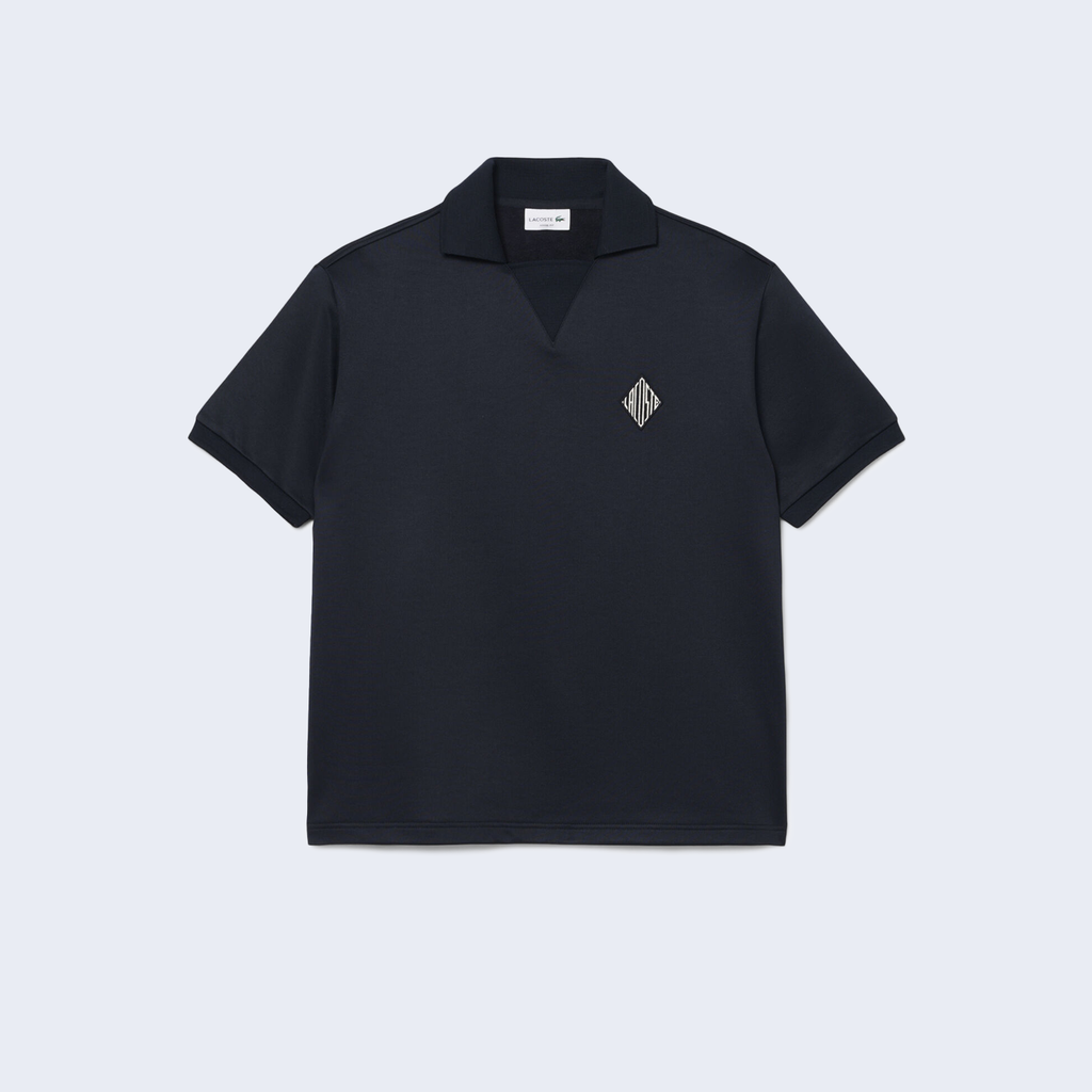 Knit Polo Shirt Black