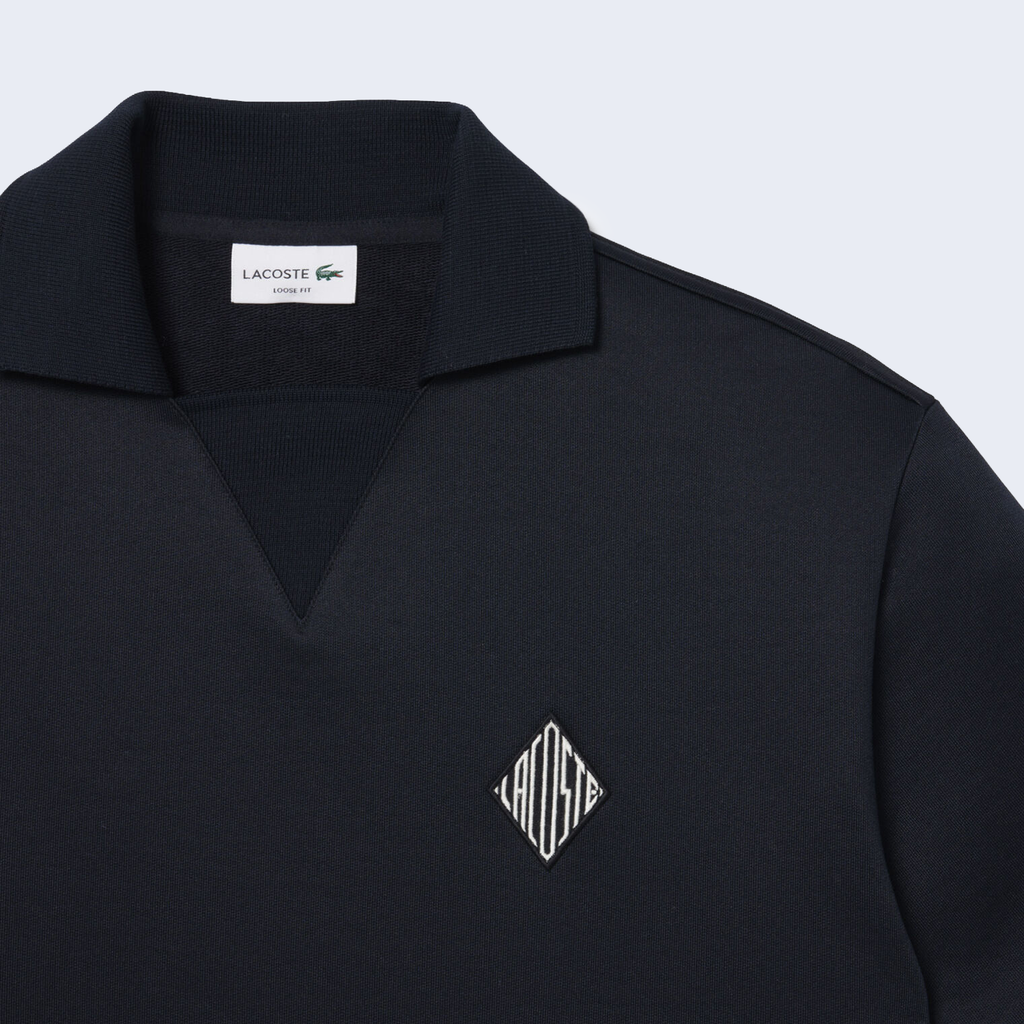 Knit Polo Shirt Black