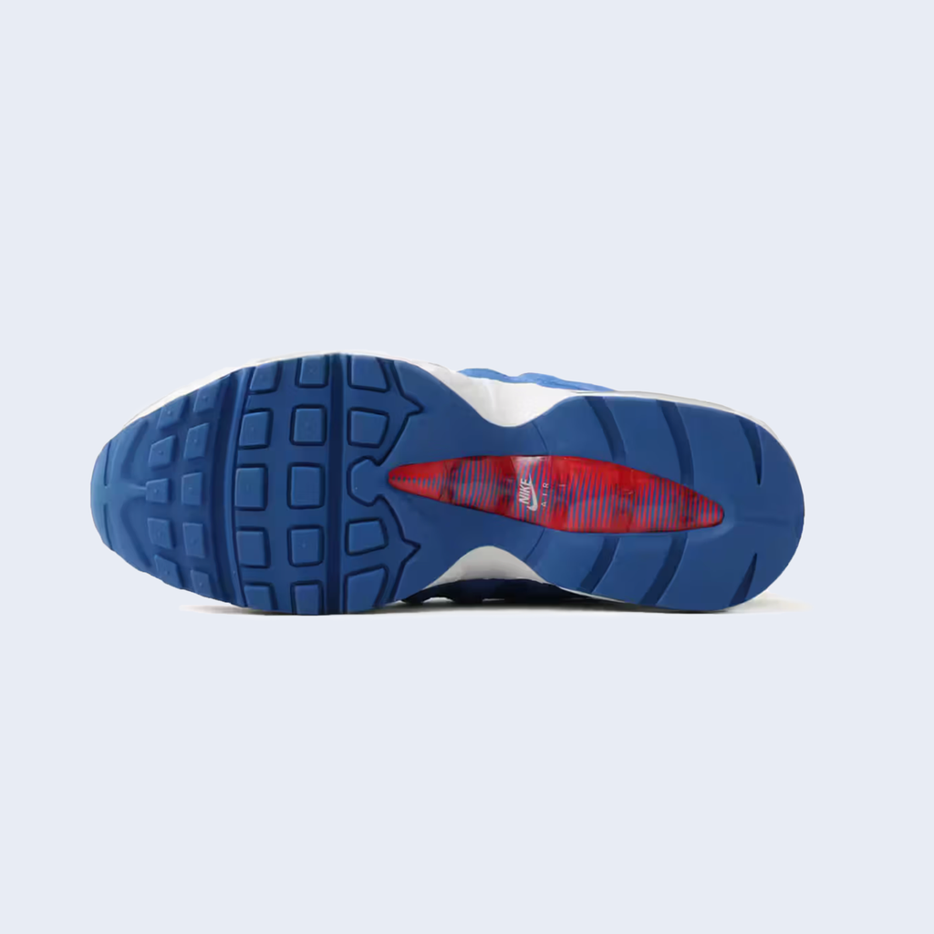 Air Max 95 Big Bubble Lawson Blue Sapphire / Metallic Silver
