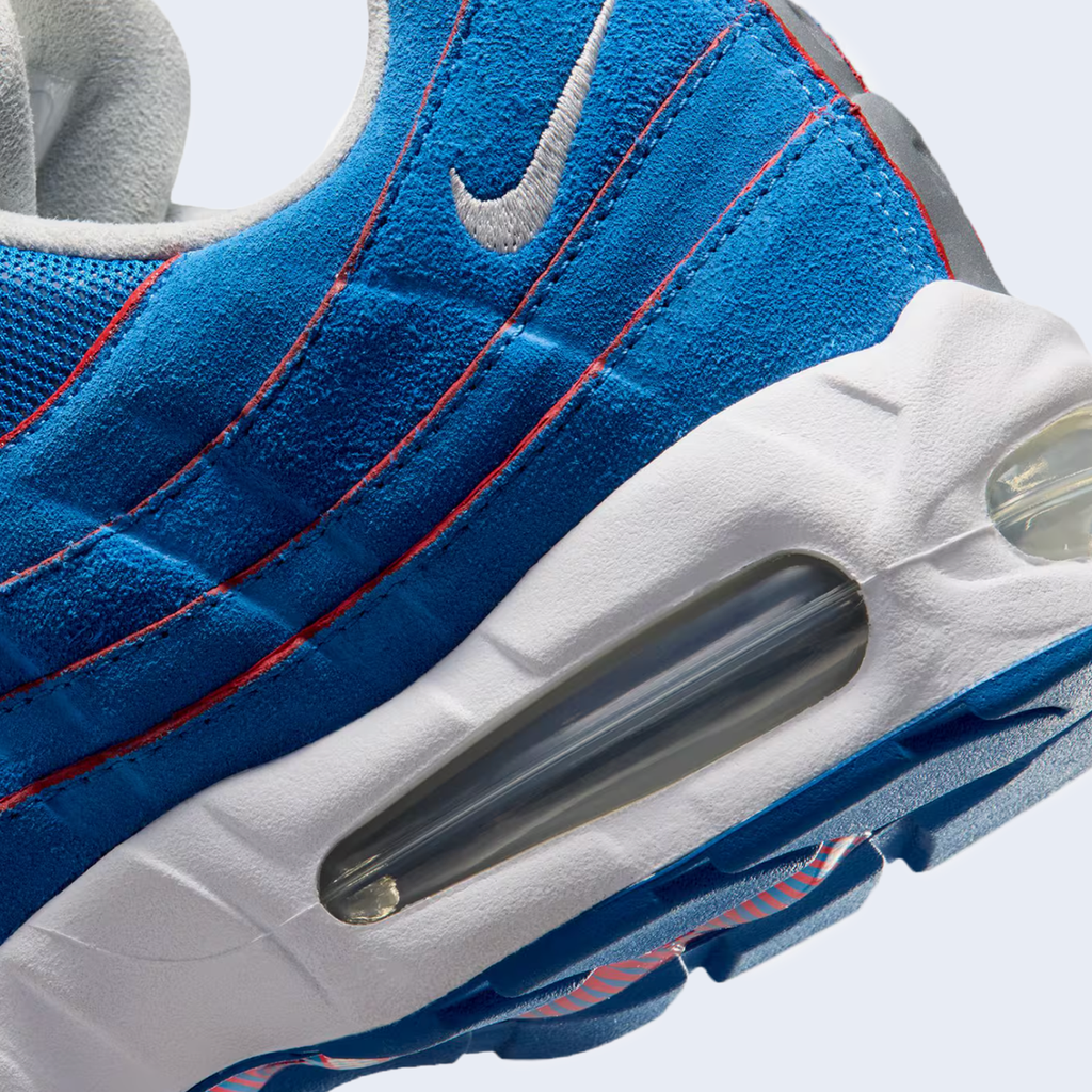 Air Max 95 Big Bubble Lawson Blue Sapphire / Metallic Silver