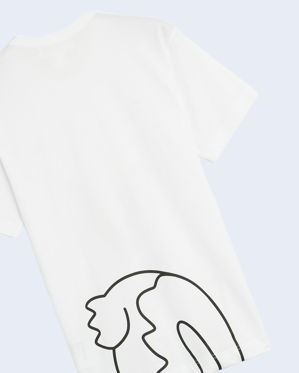 CDG Shirt x Lacoste Tee Big Croco White